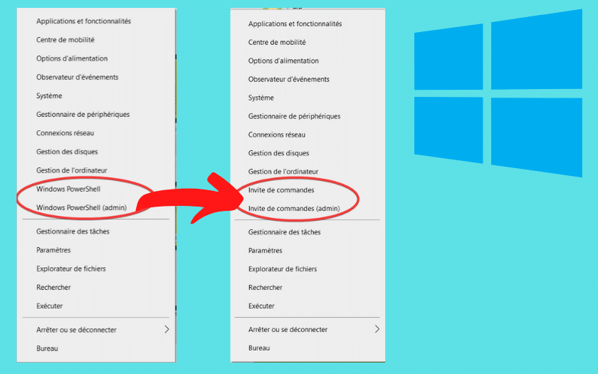 スタート メニューの PowerShell/コマンド プロンプトを置き換える