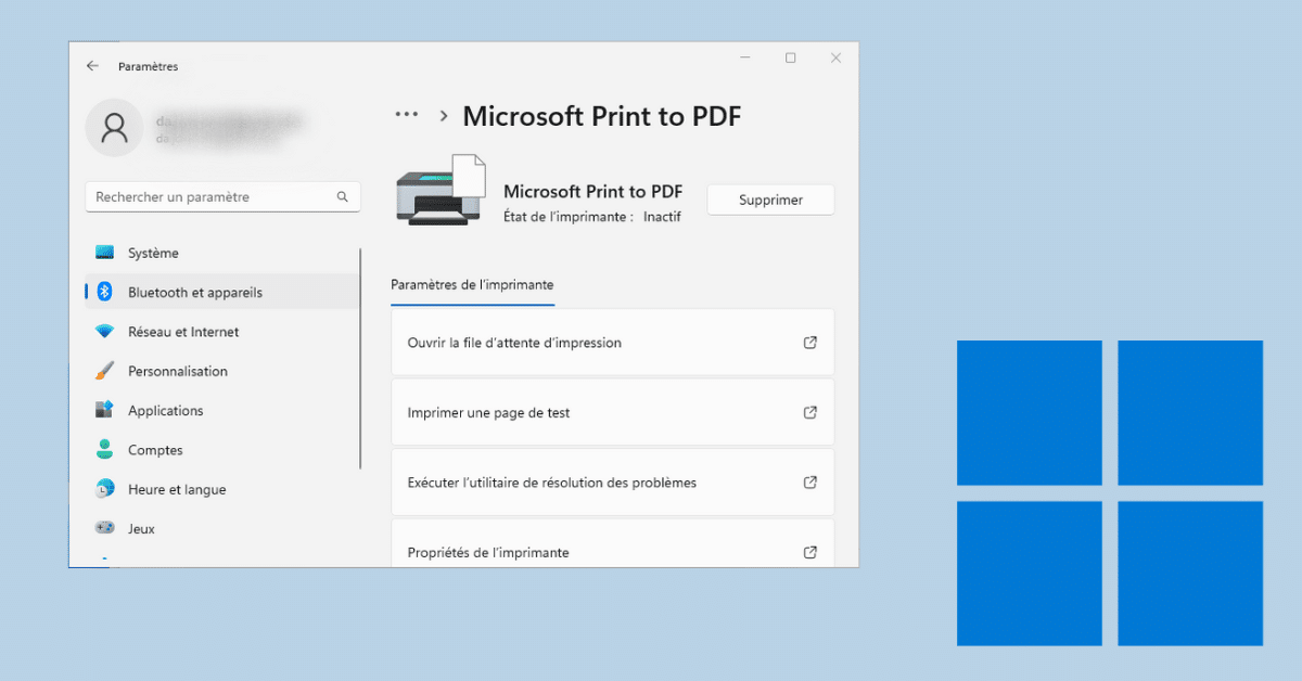 Windows に Microsoft Print To PDF を再インストールする