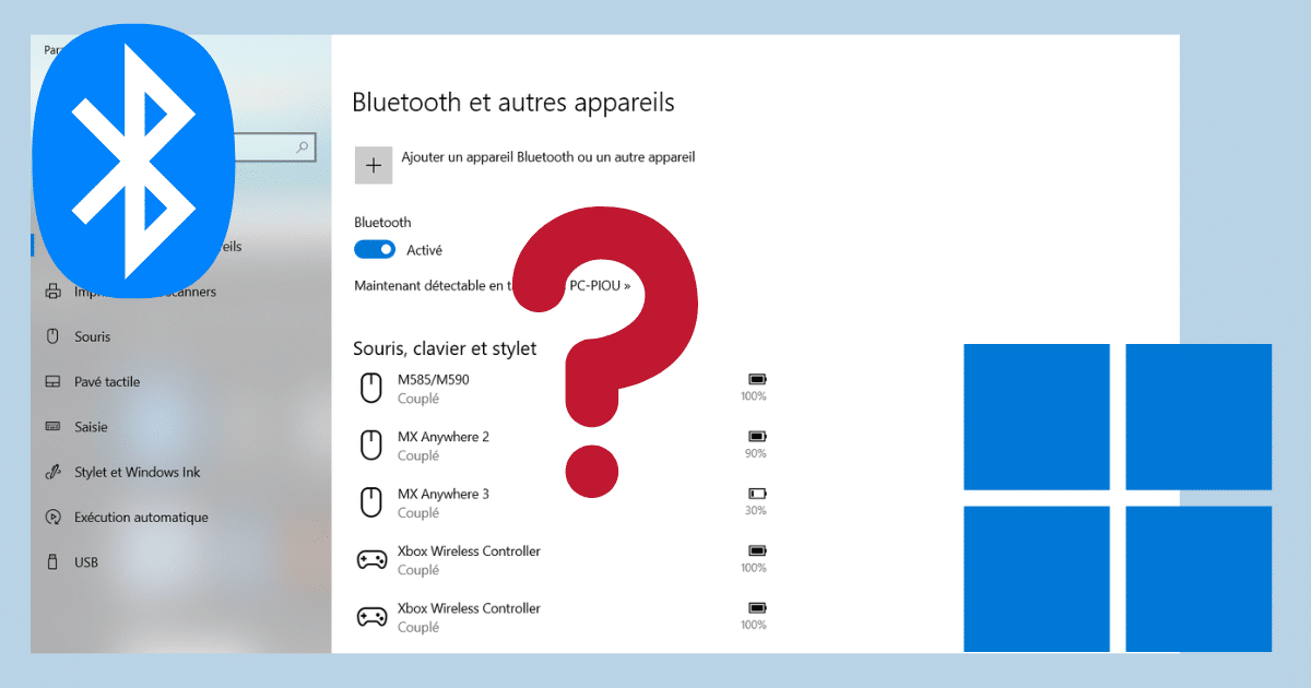 PC の Bluetooth バージョンの識別子